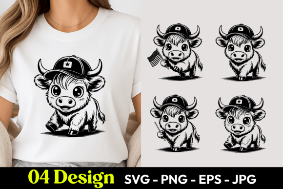 Cowboy Calf SVG PNG: Graphics & Freebies for Branding