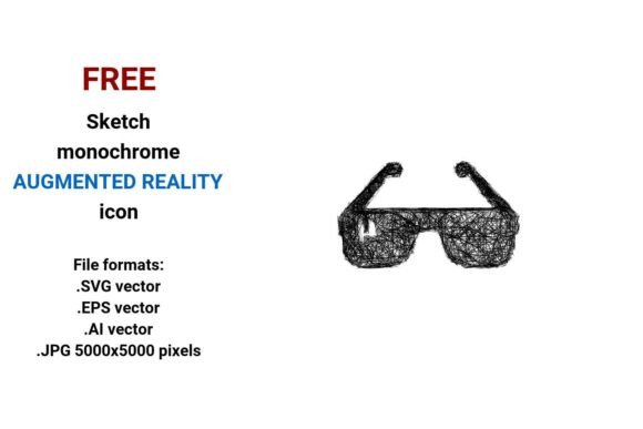 FREE Sketch Augmented Reality Icon Graphics