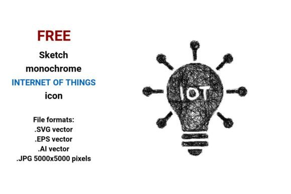 FREE Sketch Internet of Things Icon Graphics