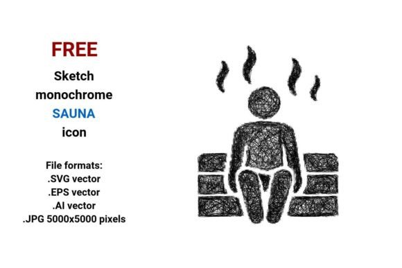 FREE Sketch Sauna Icon for Graphics and Freebies