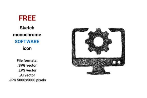 FREE Sketch Software Icon Graphics Freebies
