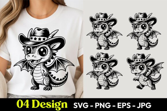 Review: Cowboy Dragon SVG PNG